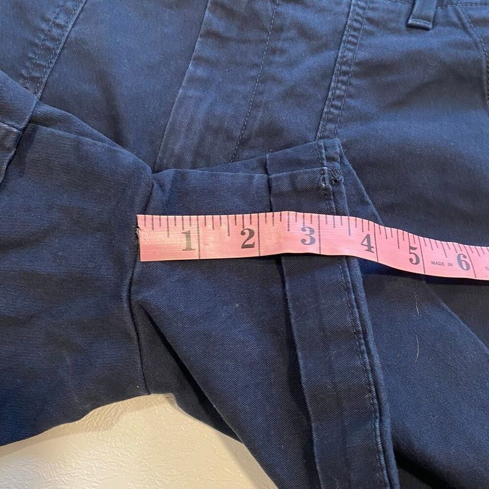 Banana Republic Authentic Chino Shorts Women Size 6 Navy Blue Casual Shorts - Picture 4 of 8